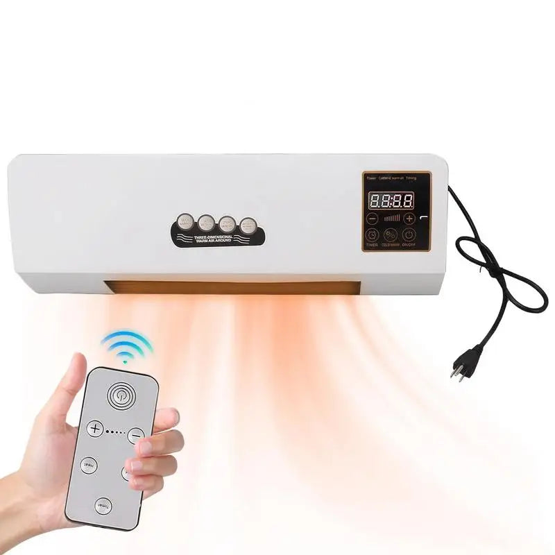 Wall Mini Air Conditioner Wall-Mounted Touch Control Heater Household Appliances For Heating Cooling For Living Room Dining Room