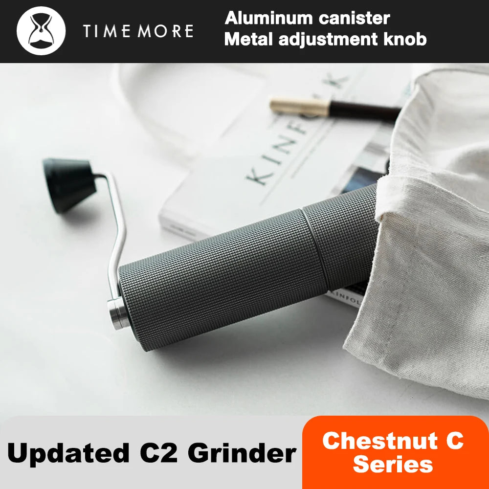 TIMEMORE Chestnut C2 Upgrade Portable Coffee Grinder Hand Manual Grinder Grind Machine Mill With Double Bearing Positioning